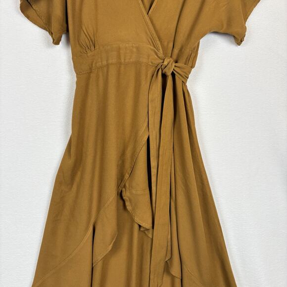YFB V-Neck Lilly Wrap Maxi Dress Bronze Dolman Young Fabulous & Broke Revolve M - Picture 13 of 16